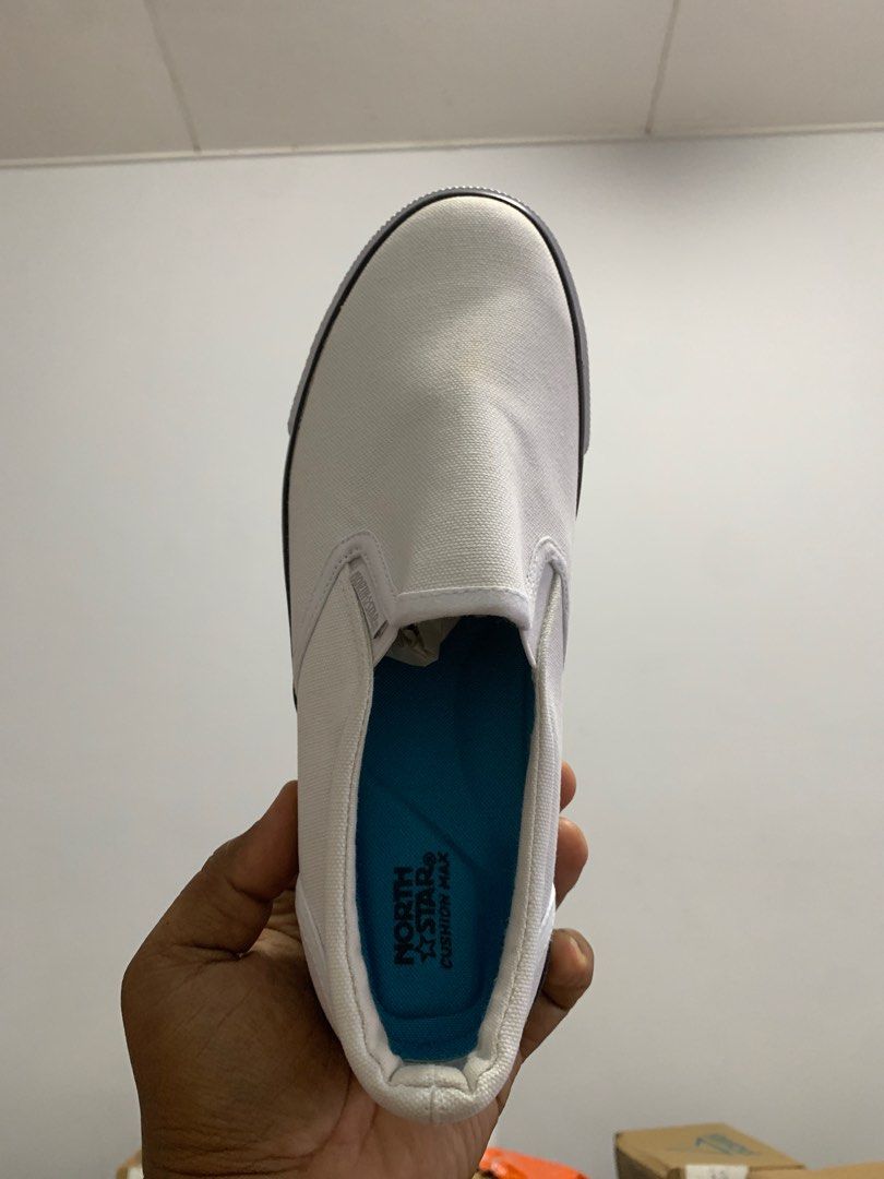 NORTH STAR Slip On White School Shoes Kasut Sekolah Women s Fashion Footwear Sneakers on Carousell