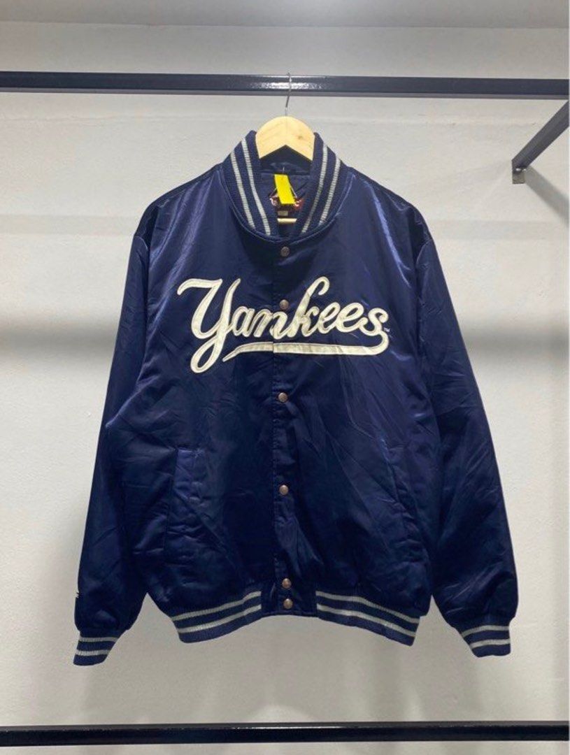 NY YANKEES PUFFER BOMBER VARSITY JACKET Men s Fashion Coats Jackets and Outerwear on Carousell
