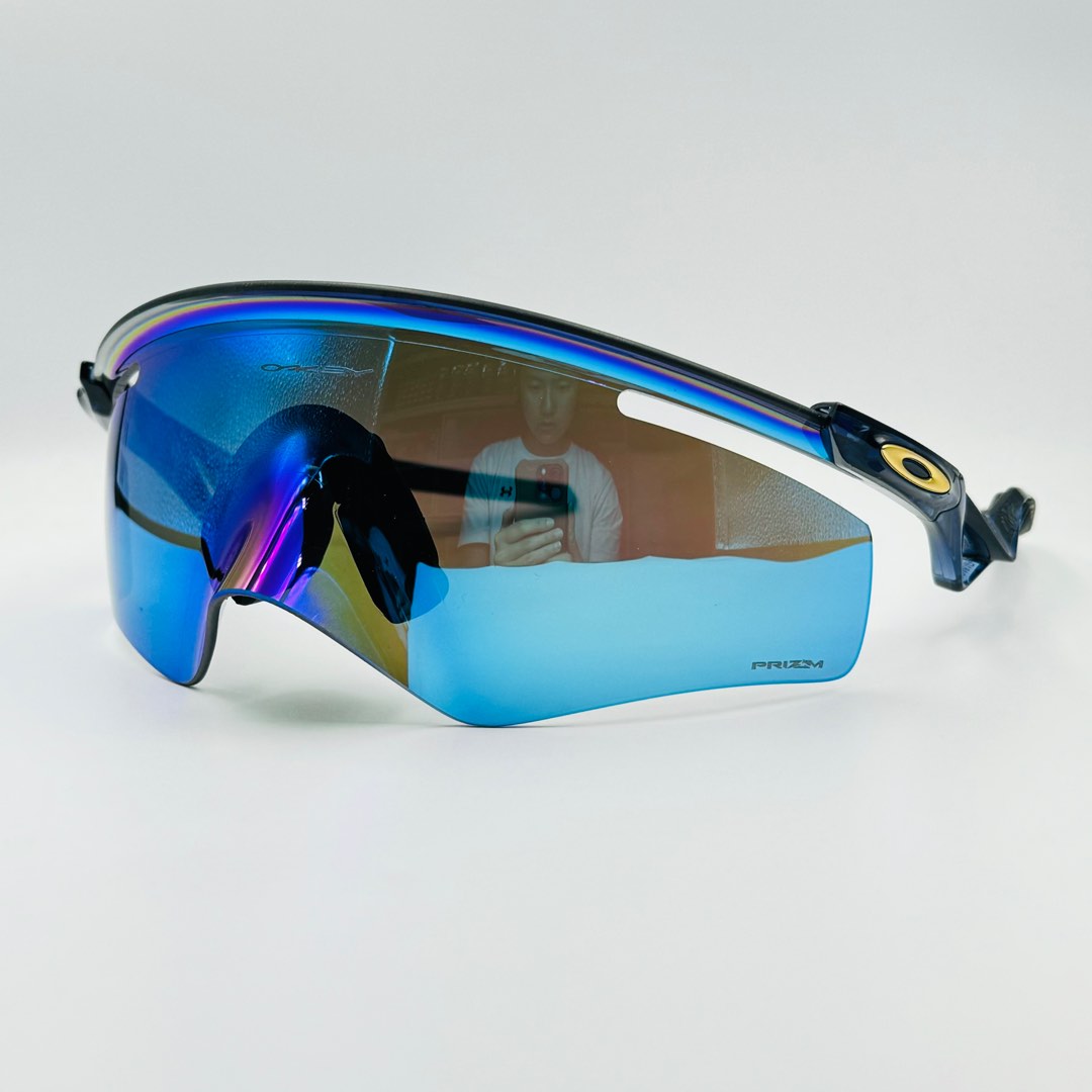 Oakley QNTM Kato Transparent Stonewash w/ Prizm Sapphire, Men's
