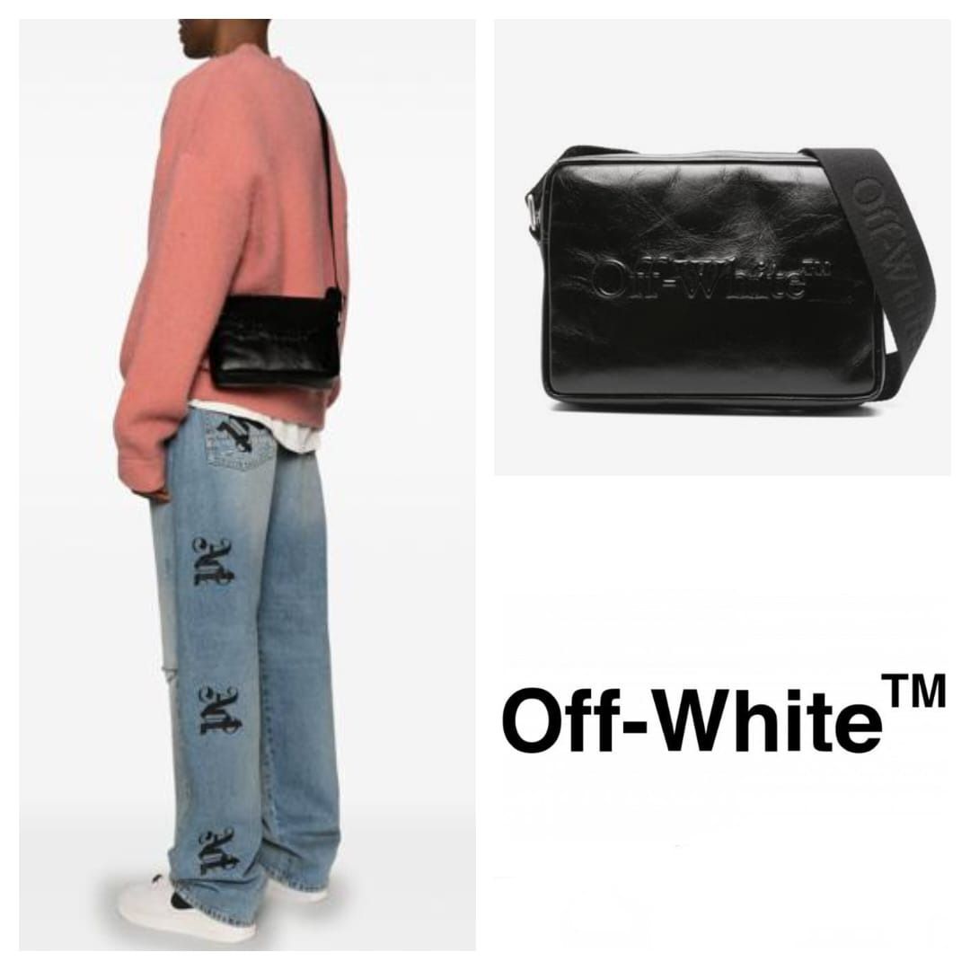 Off white black camera bag online