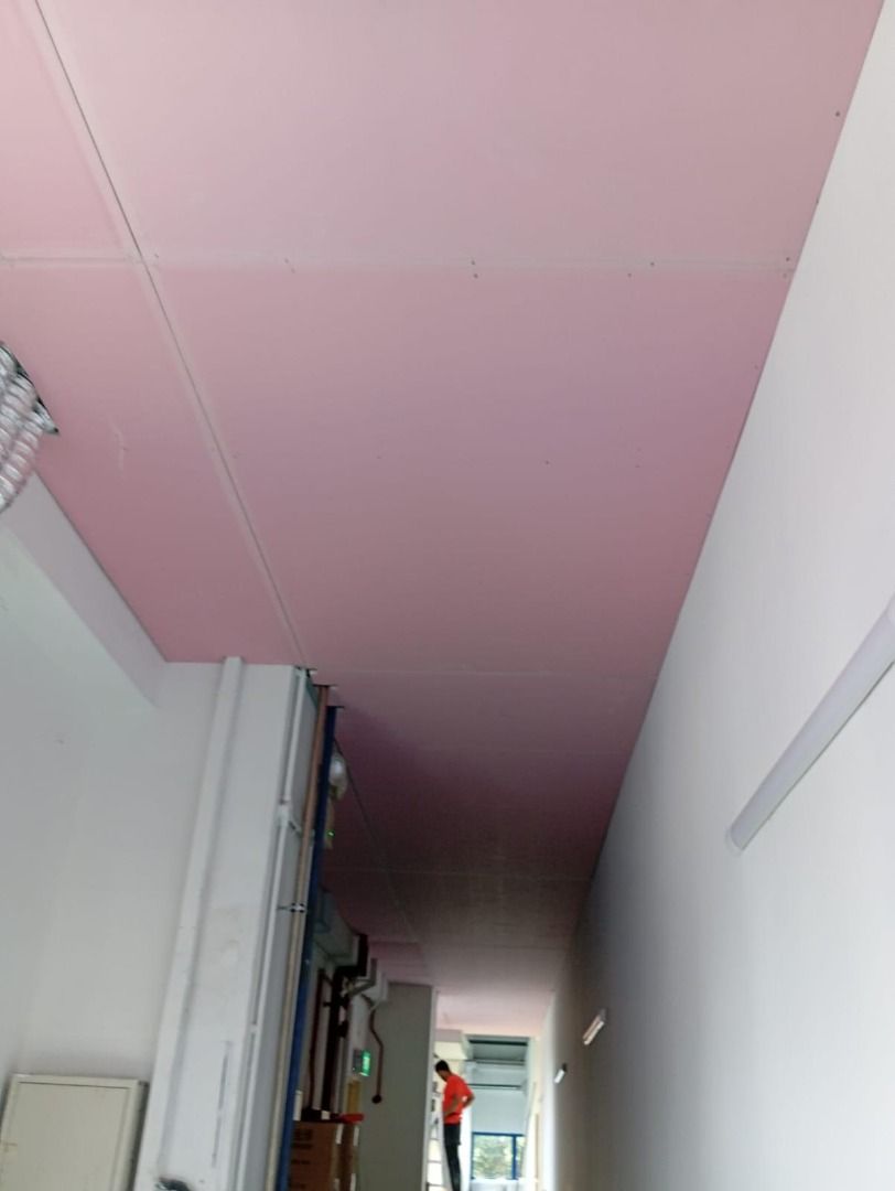 Office false ceiling/ Drywall Partition services/L-box/Plastering services/Ceiling services/Office partition/Wall plastering services/Ceiling cove light/Divider/HDB BTO ceiling62853068084353114
