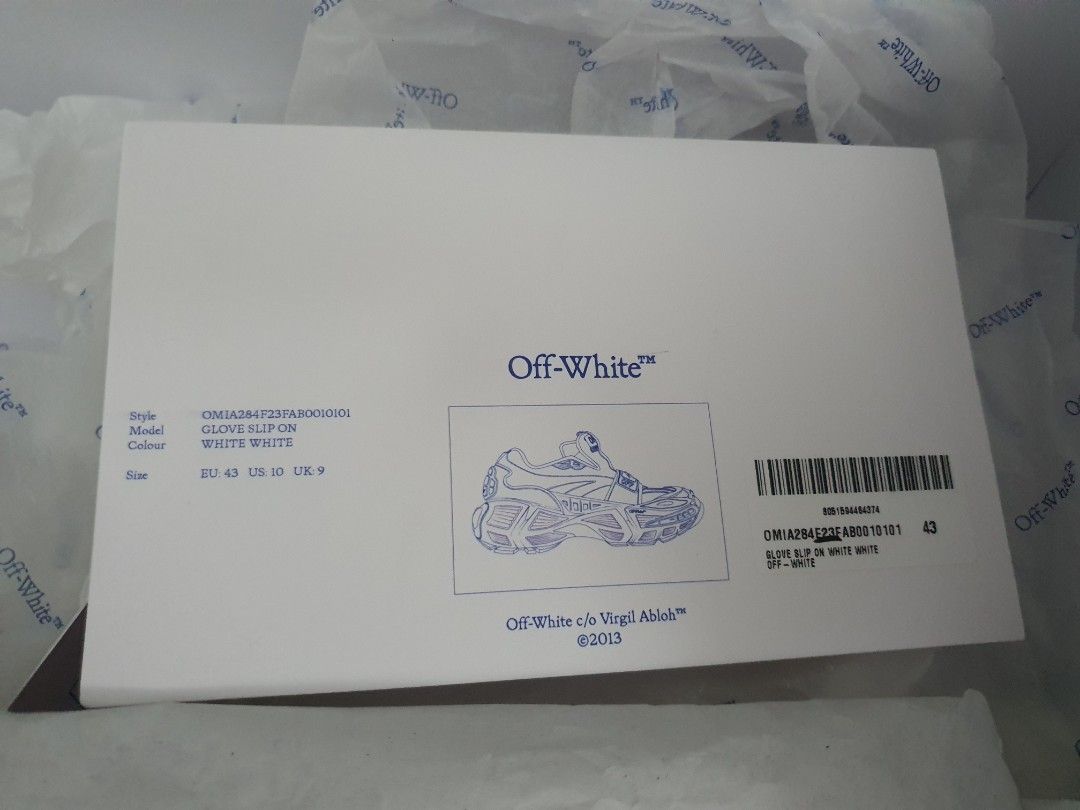 off white shoe box for sale