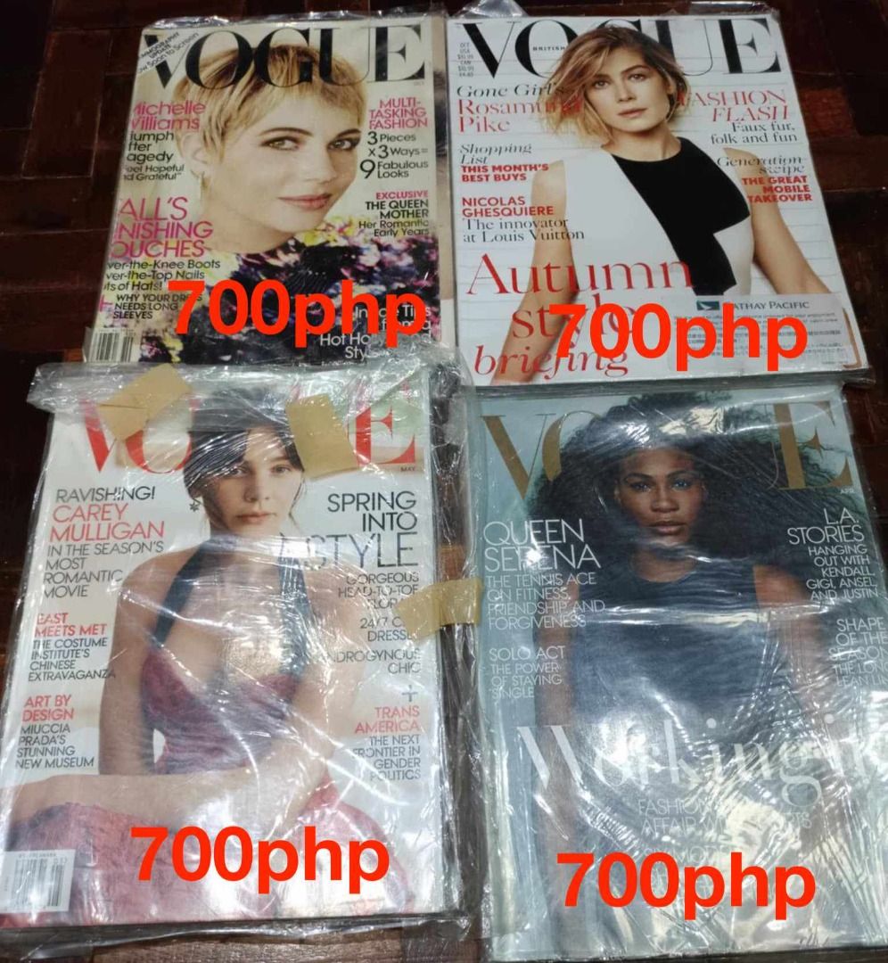 Old magazines (Category: Magazines) located in Marikina City. Submitted by tatascollections (Listing ID 1326042450, Image 1). Description: ₱600 - ₱700 Item's color may differ because of lighting !!No Cancellation/Refunds!! LOC: Cainta MODE OF PAYMENT: GCASH ONLY SHIPPING VIA: LALAMOVE CONTACT NUMBER: 0960-371-8661 DIRECT MESSAGE US FOR MORE INFO AND PICTURES! .