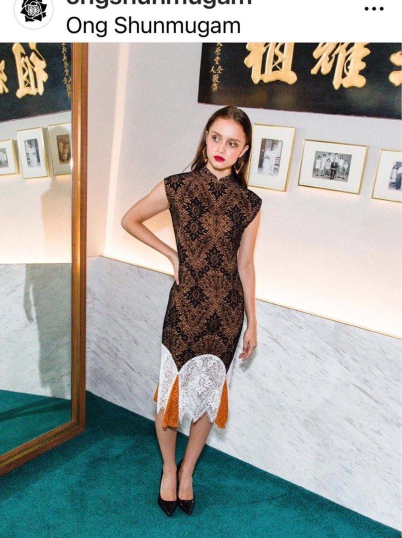 Shunmugam cheongsam top