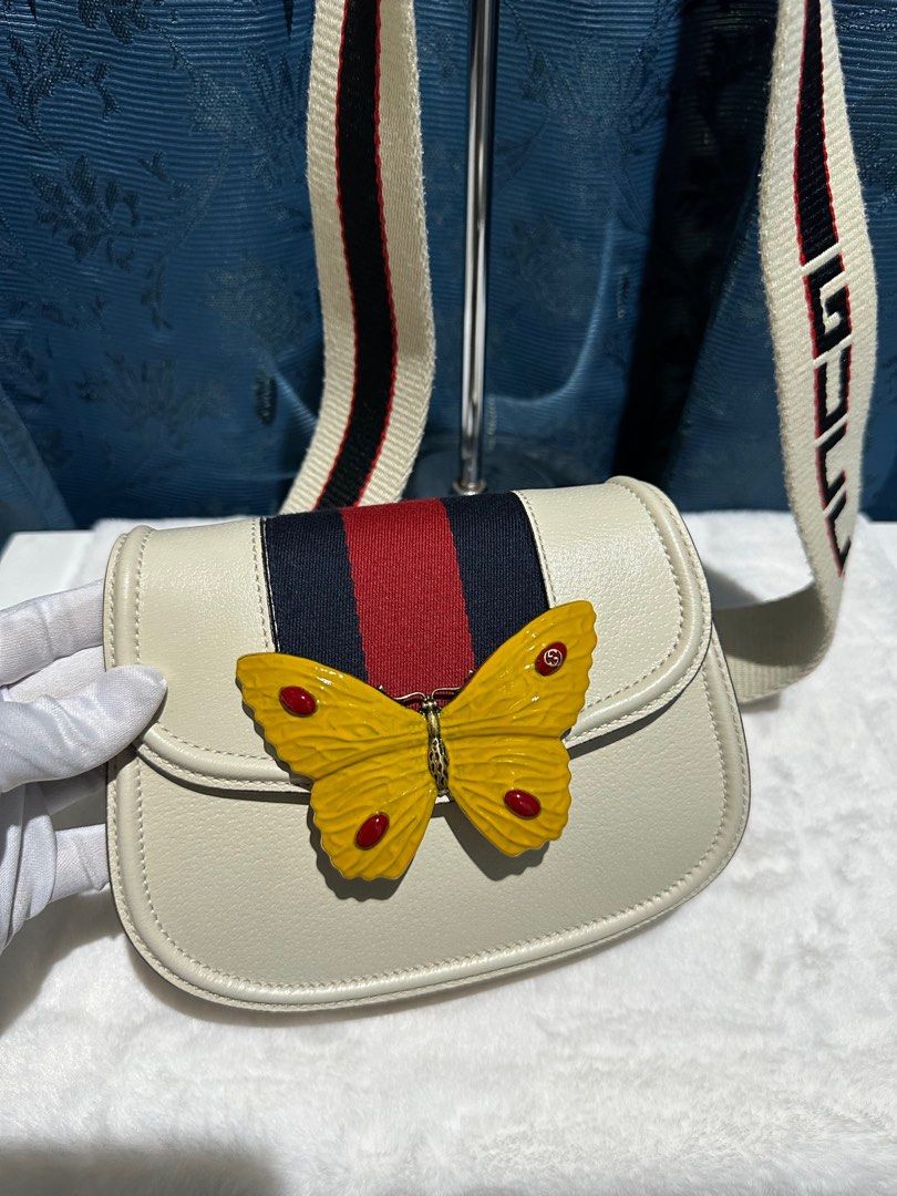 Gucci bee bag white top