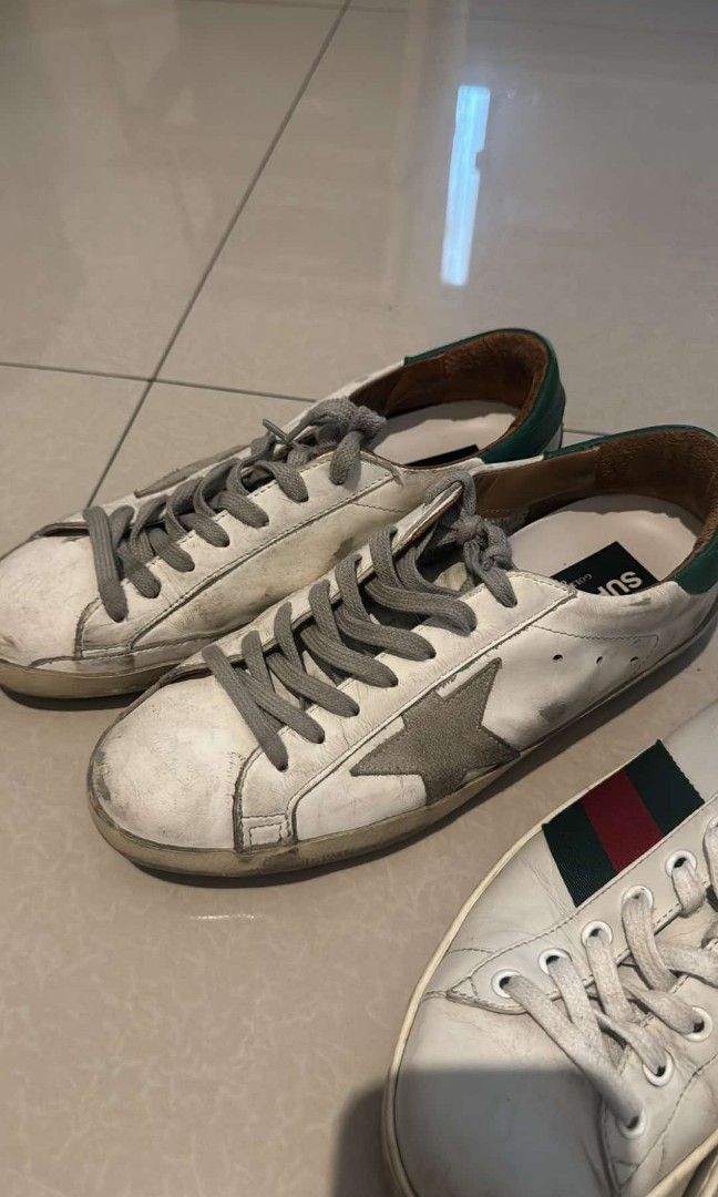 Original Used Gucci and Golden Goose Sneakers for Men Men s Fashion Footwear Sneakers on Carousell