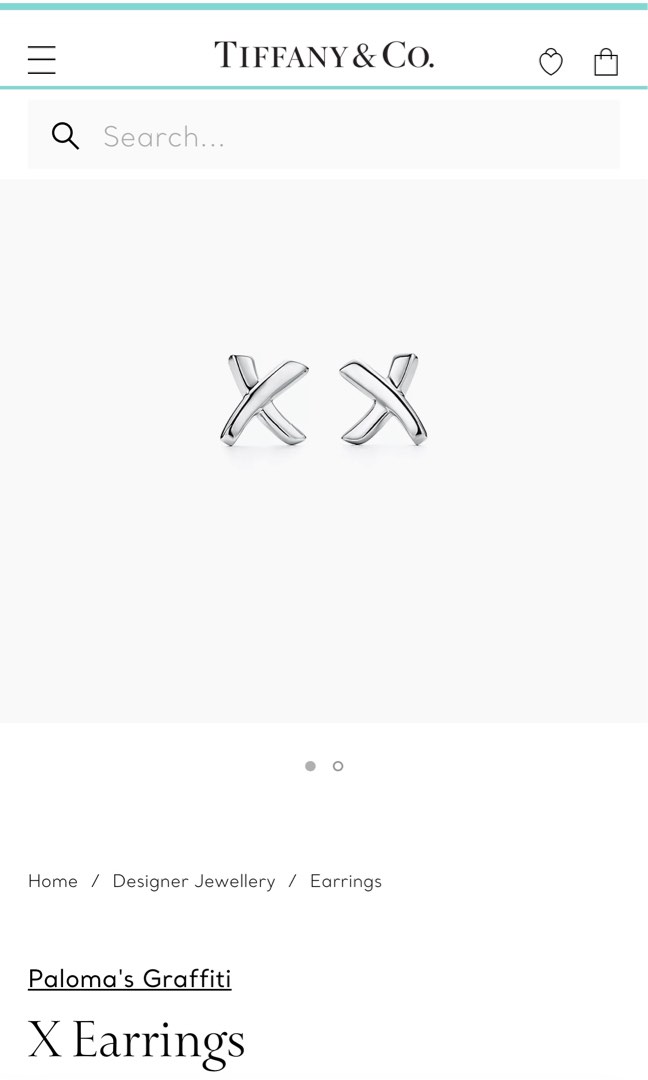 Paloma s Graffiti X Earrings Luxury Accessories on Carousell