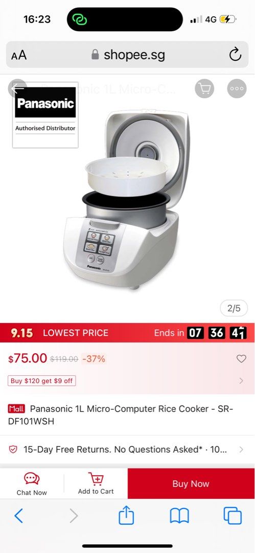 Panasonic rice cooker 1 litre price new arrivals