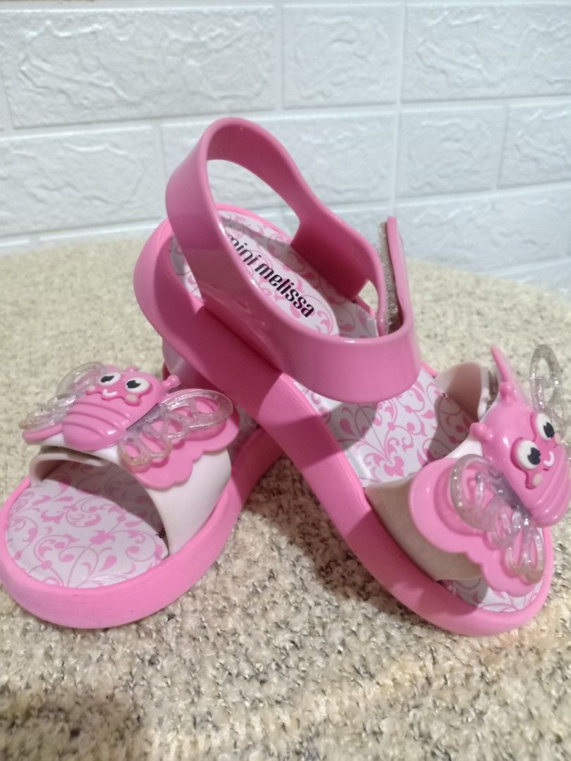 Preloved sepatu mini melissa size 25,26 insole 15,5 cm, Bayi