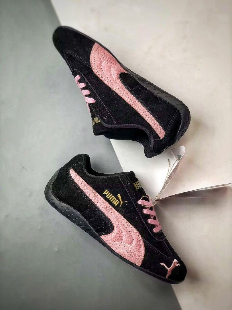 Puma Speedcat OG Pink black shoes, Women's Fashion, Footwear