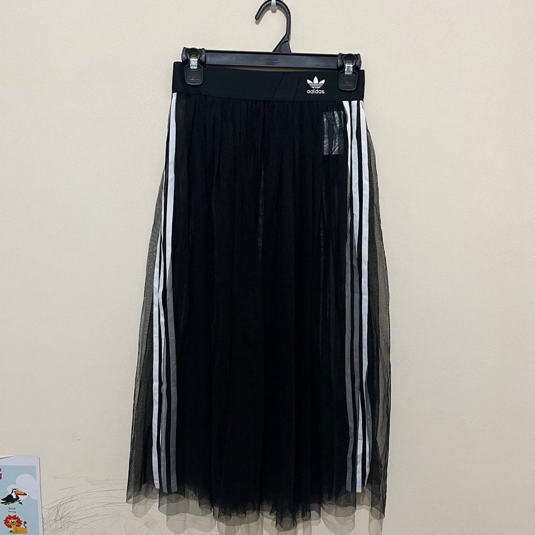 Rok Tutu Adidas Black Tulle Skirt sport casual