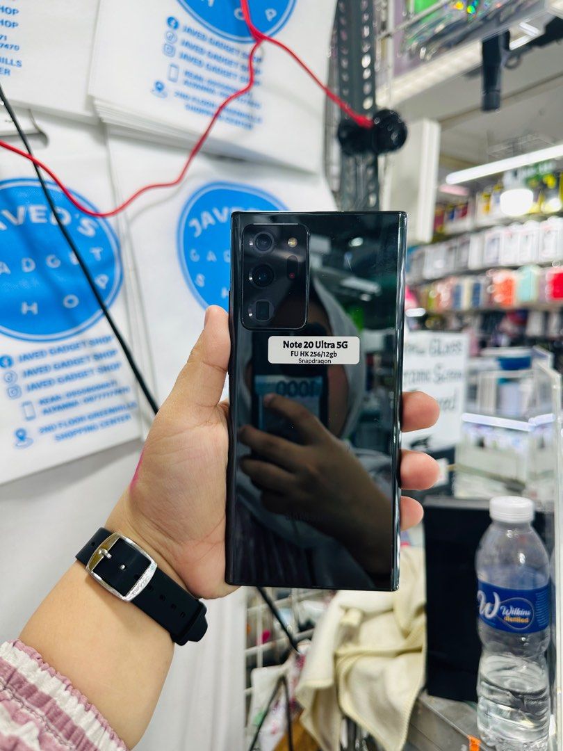 Samsung Note 20 Ultra 5G Snapdragon (Category: Samsung) located in San Juan City. Submitted by javedsgadgetshop (Listing ID 1326113580, Image 1). Description: OPEN FOR INSTALLMENT VIA CREDIT CARD/GGIVES/SPAY/BILLEASE & SWAP/TRADE-IN! BUY AND SELL! Quick Specs : Samsung Note 20 Ultra 5G (Snapdragon) •256gb •HK Variant •Good batt health •Factory Unlock •95% Smoothness •No hidden issue | No Repaired •100% Authentic | Not Refurbished •w/ OEM Charger 