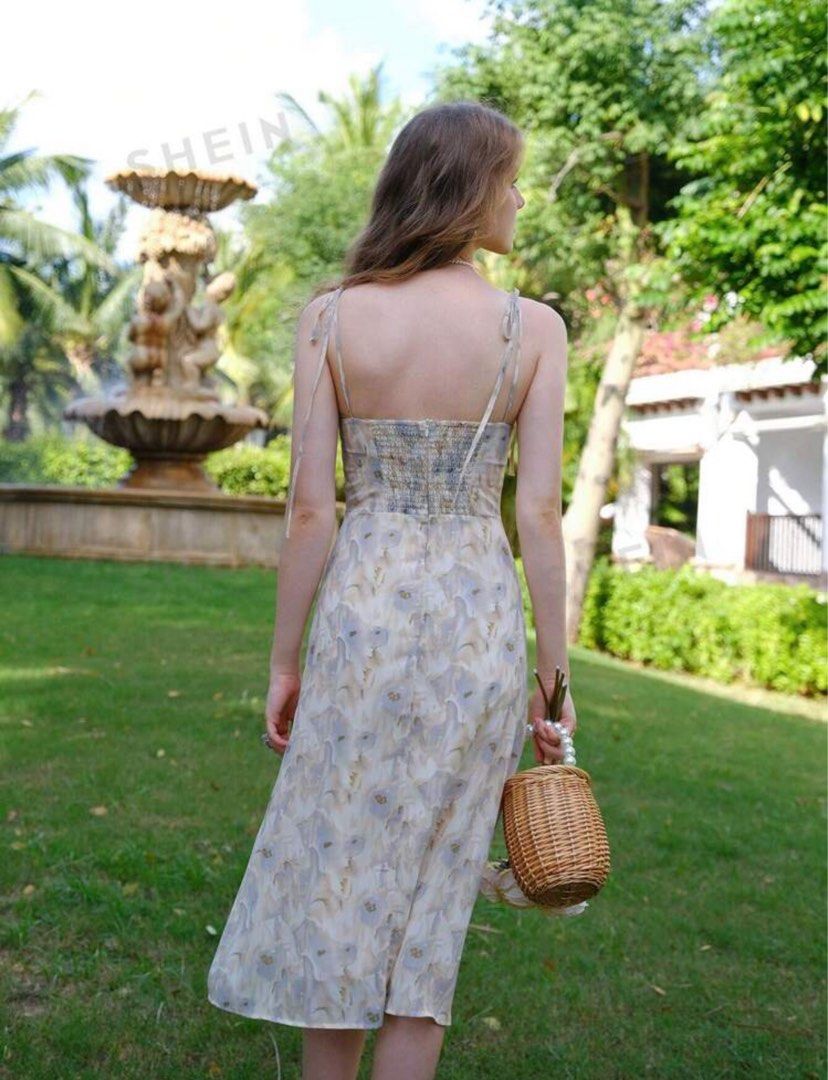 SHEIN Floral Midi Dress (Category: Dresses) located in Pagadian. Submitted by kcmph (Listing ID 1326144107, Image 3). Description: SHEIN Floral Midi Dress Size small EUC used 2X Bought from .