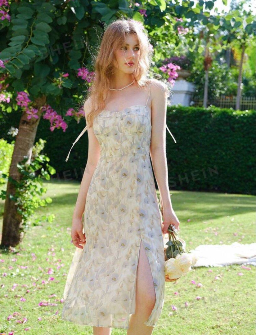 SHEIN Floral Midi Dress (Category: Dresses) located in Pagadian. Submitted by kcmph (Listing ID 1326144107, Image 2). Description: SHEIN Floral Midi Dress Size small EUC used 2X Bought from .