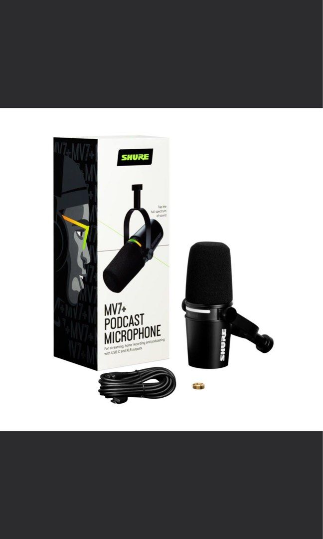 SHURE MV7-K-J ダイナミックマイク Amazon.co.jp: SHURE シュア MV7