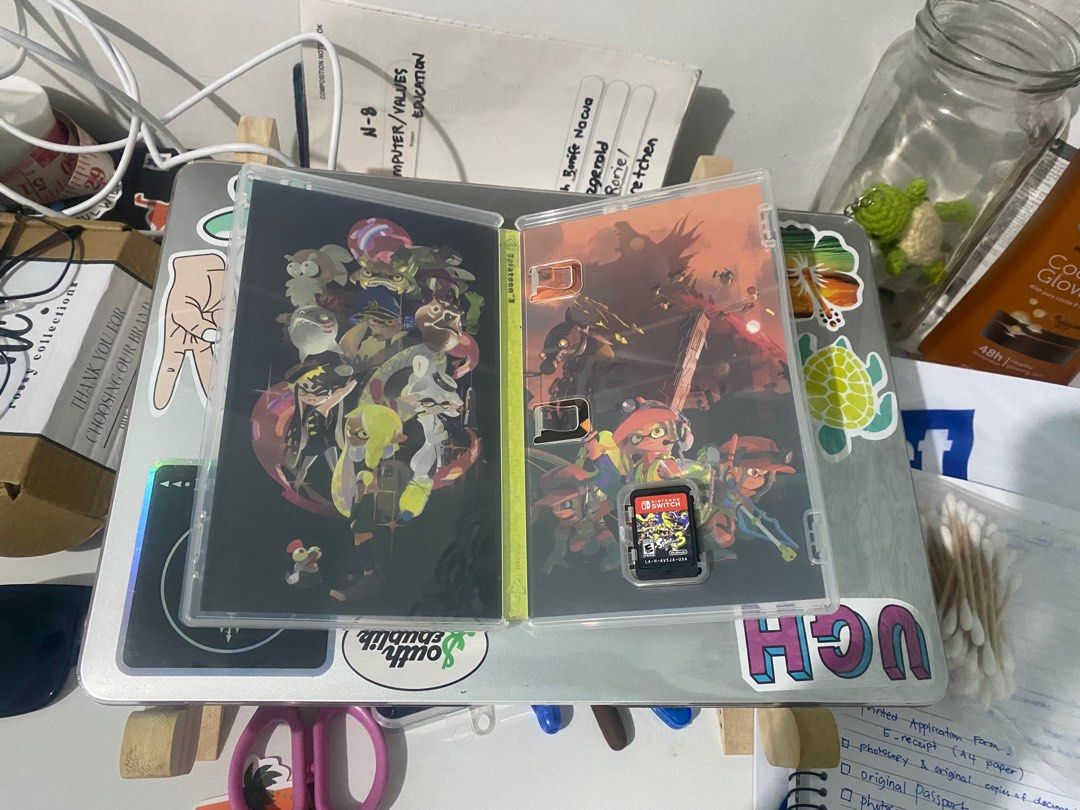 Splatoon 3 Nintendo Switch (Category: Nintendo) located in Davao. Submitted by lilsoulflower (Listing ID 1326044528, Image 3). Description: Rarely used and like new MOP: Gcash or BDO Shipping thru LBC/ JRS (add sf).