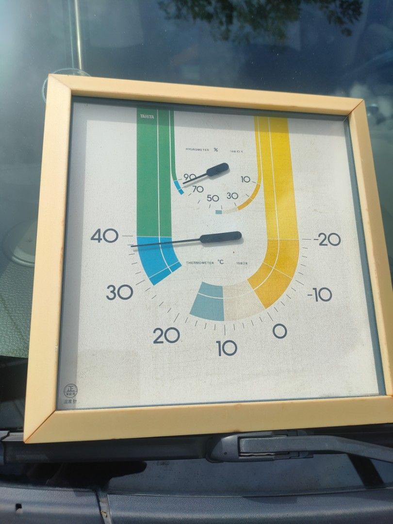 TANITA Hygrometer Thermometer (Category: Thermometers) located in Rodriguez. Submitted by pwestoonlinestore (Listing ID 1326022941, Image 2). Description: Tested working location: San Rafael Montalban Rizal.