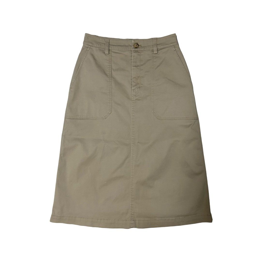 Uniqlo Cargo Skirt Khaki Women s Fashion Bottoms Skirts on Carousell