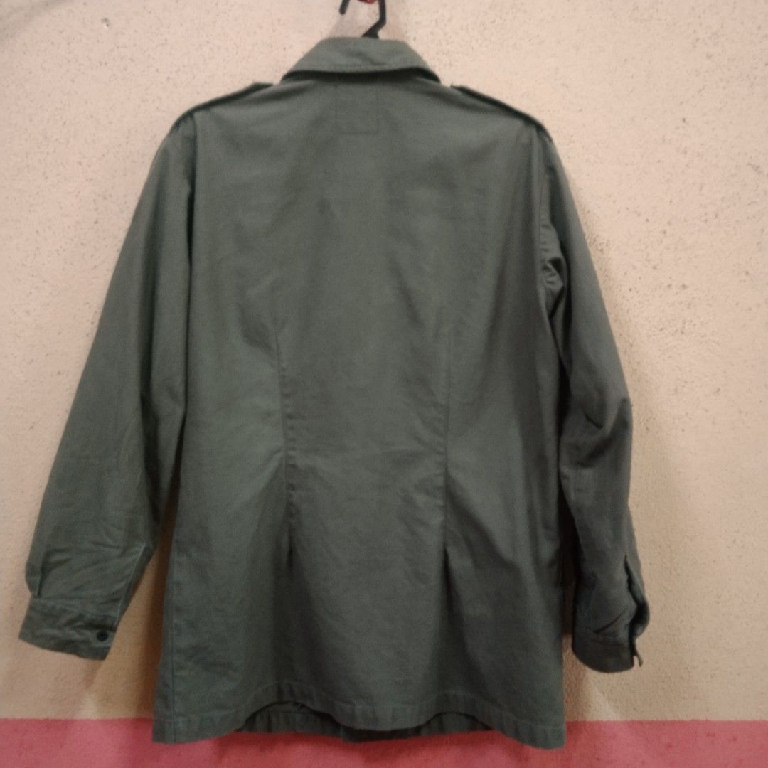 Vintage 80an Dutch military field jacket m53