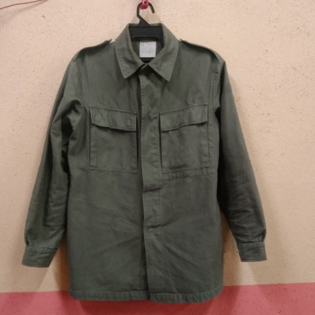 Vintage 80an Dutch military field jacket m53