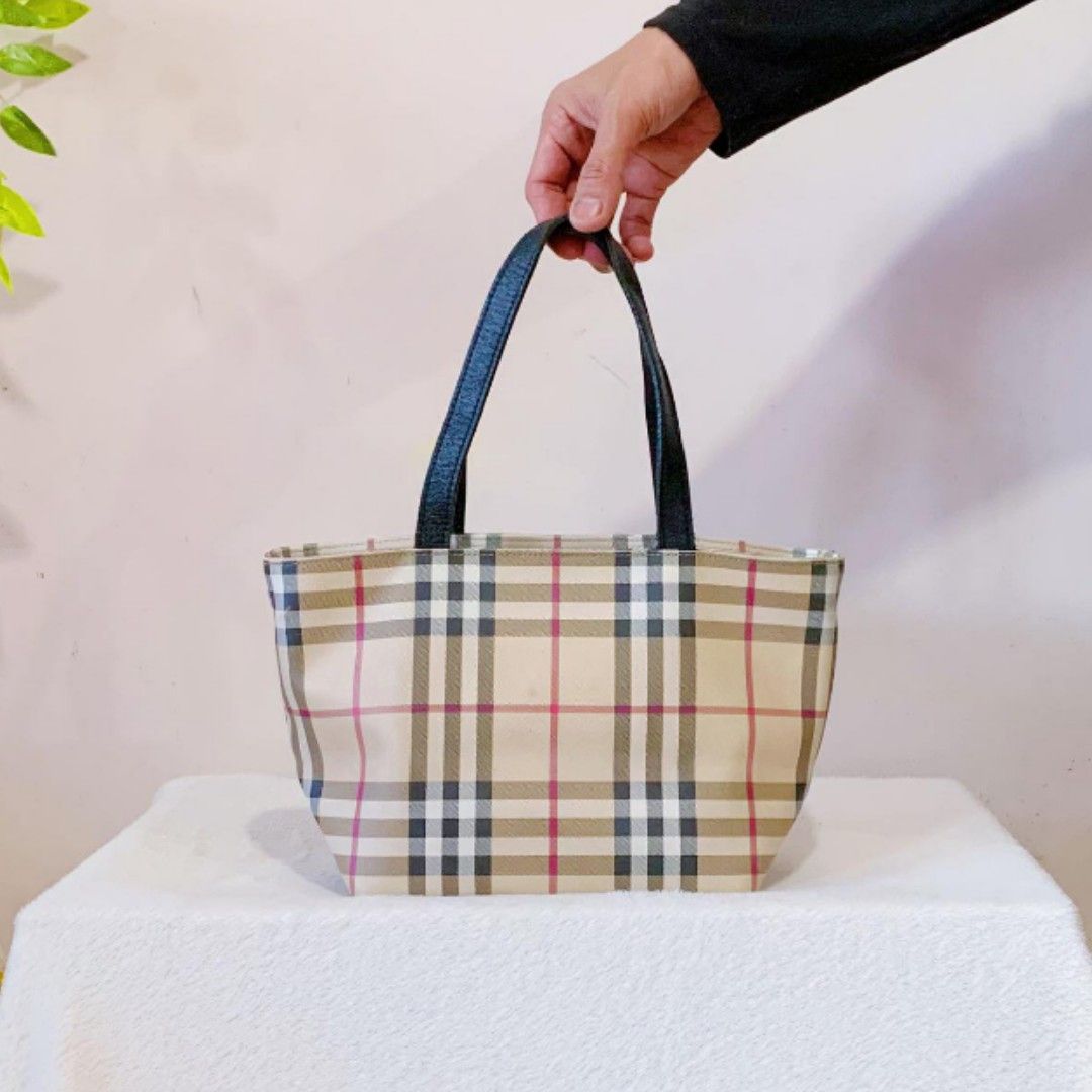 Vintage burberry tote bag online