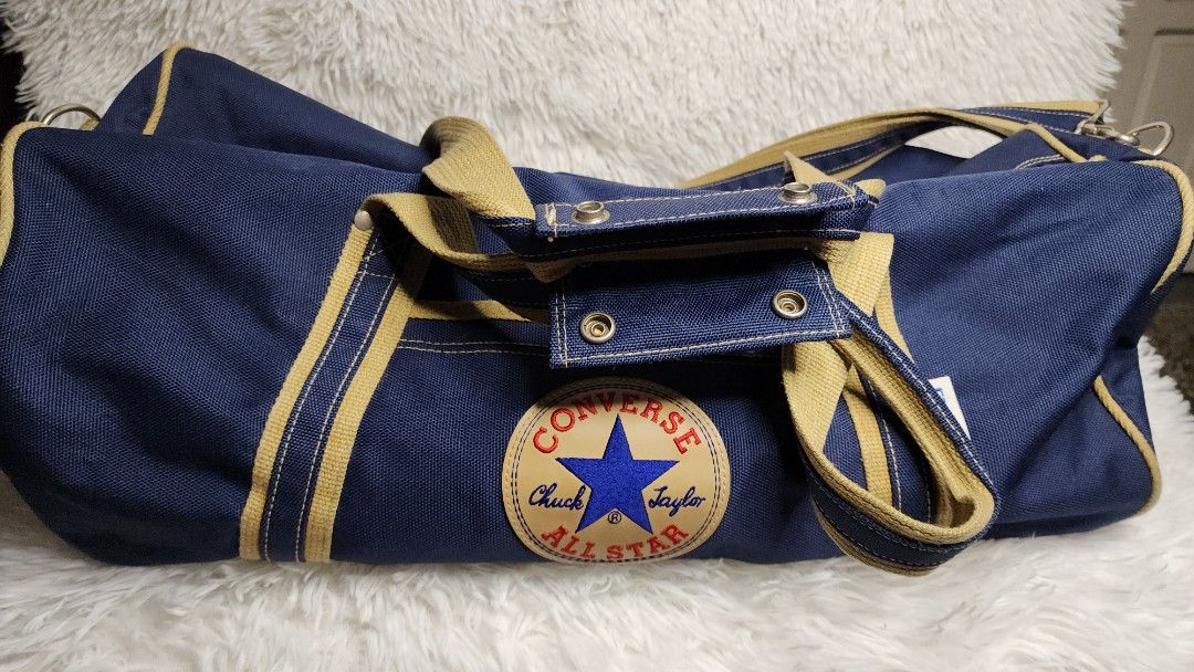 Vintage converse duffle bag top