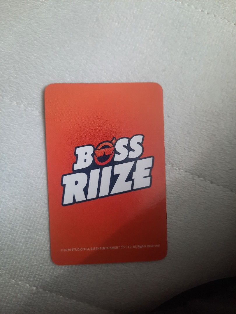 WTS SOHEE BOSS RIZE OFFICIAL PC, Hobbies & Toys, Collectibles ...