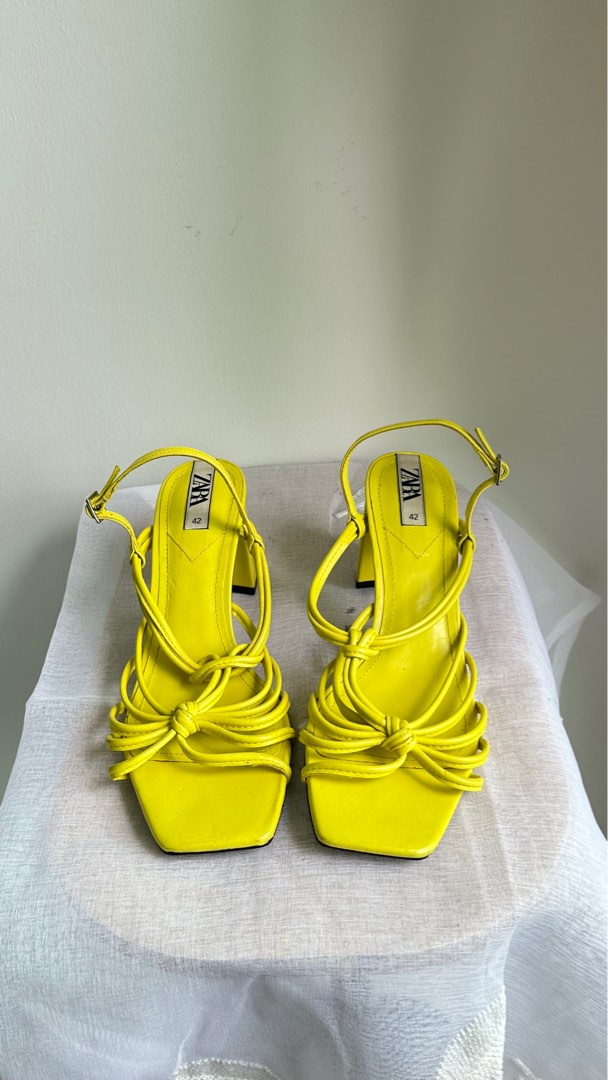 Zara neon sandals cheap