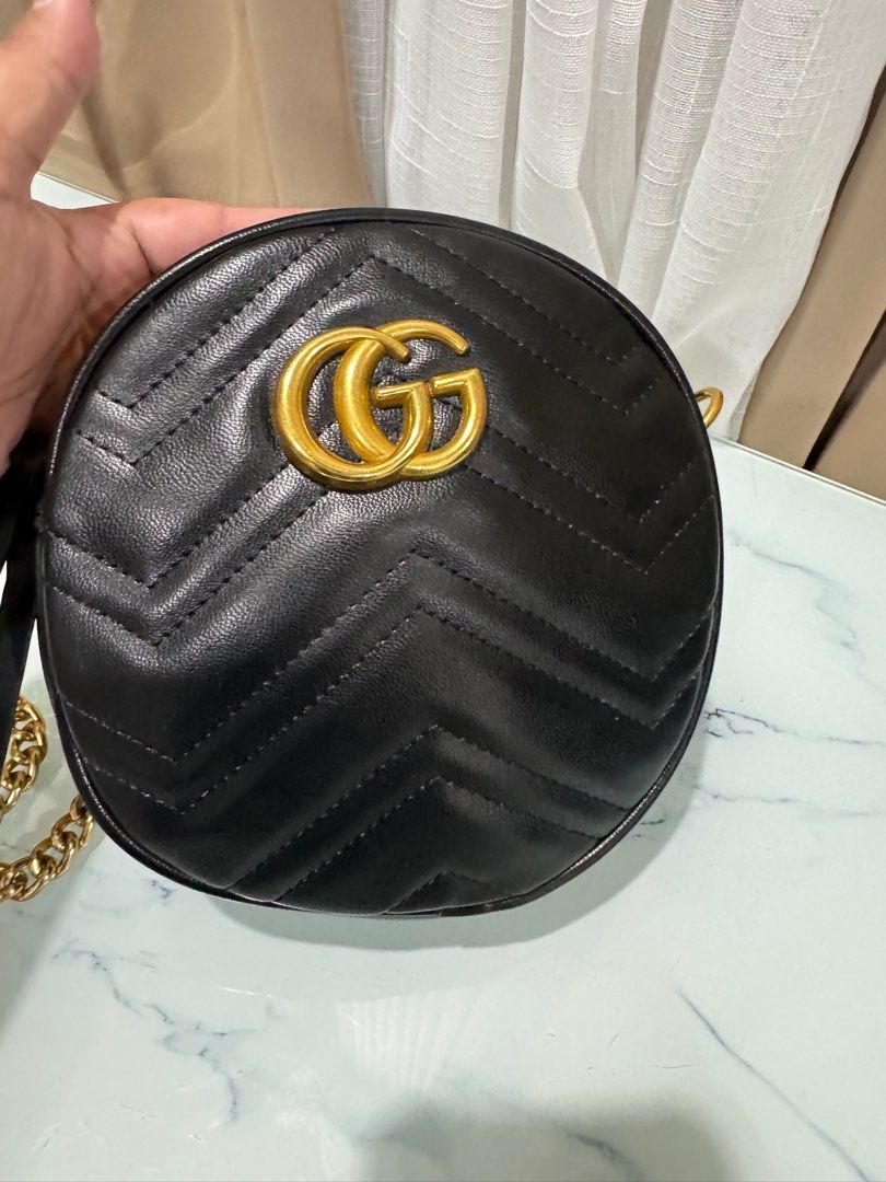 Gucci Marmont Matelasse Round