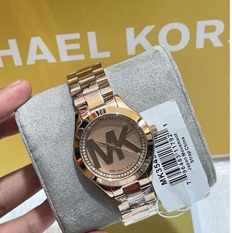 SALE Michael Kors Analog Gold Dial Women s Watch MK3549 Women s Fashion Watches Accessories Watches on Carousell