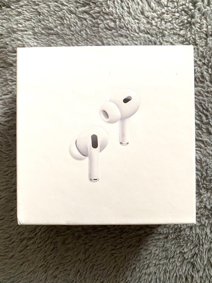 Airpods Pro 2 | 10,8k FIXED (Category: Earphones) located in Makati City. Submitted by raredeals (Listing ID 1326161080, Image 1). Description: Airpods Pro 2 Original (from the US) Sealed Open for swap to iphone 11 promax and up Original Price: 14,990.00 Selling For: 10,800.00.