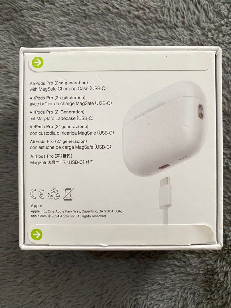 Airpods Pro 2 | 10,8k FIXED (Category: Earphones) located in Makati City. Submitted by raredeals (Listing ID 1326161080, Image 3). Description: Airpods Pro 2 Original (from the US) Sealed Open for swap to iphone 11 promax and up Original Price: 14,990.00 Selling For: 10,800.00.