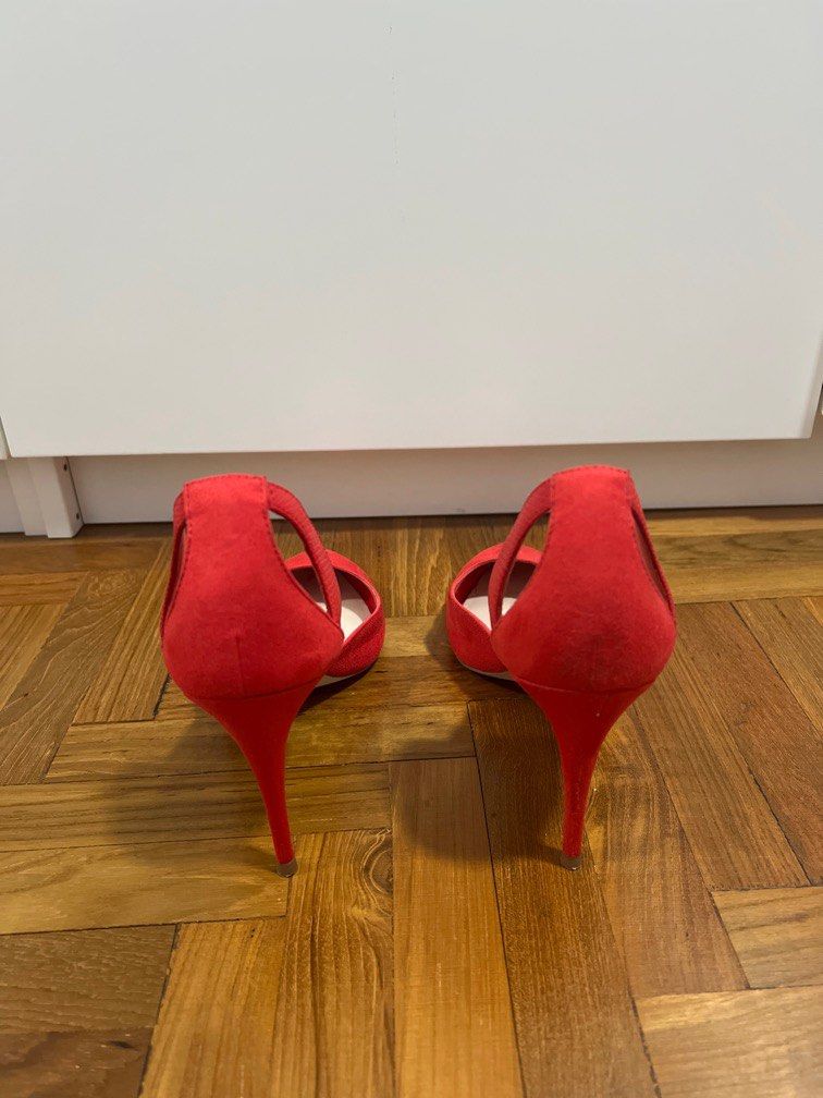 Aldo Red Heels Size EU39 Women s Fashion Footwear Heels on Carousell