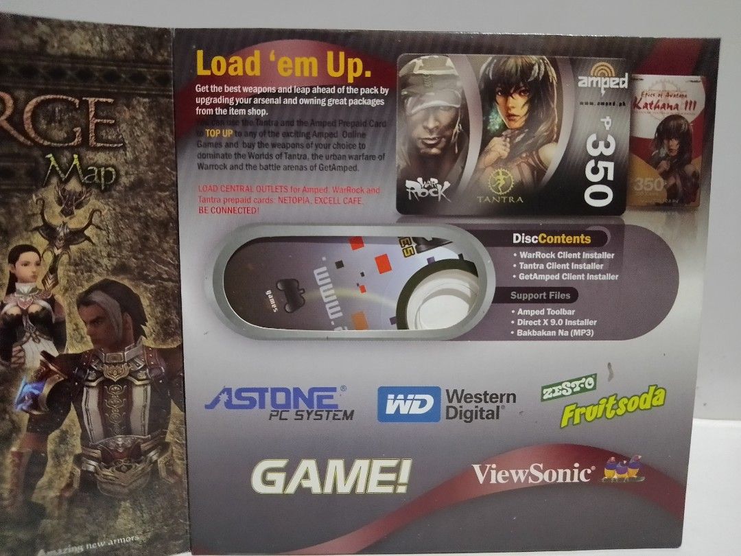 Amped Games cd installer War Rock/Tantra (Category: In-Game Products) located in Davao. Submitted by jeffsantos (Listing ID 1326307334, Image 3). Description: .