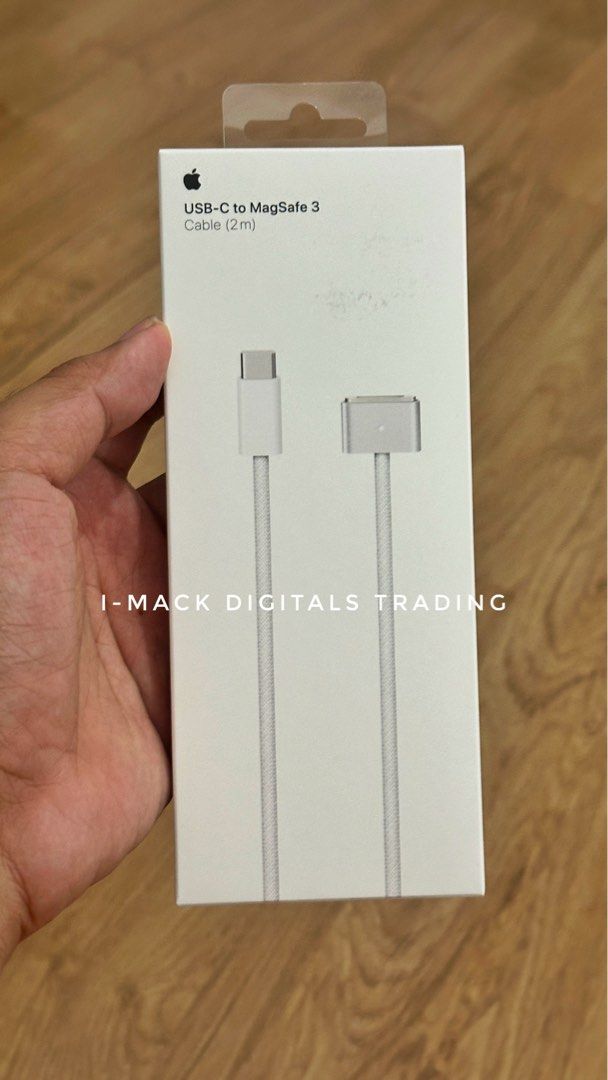 APPLE MAGSAFE 3 CABLE FOR MAC M2 M3 (Category: Chargers & Cables) located in Taguig. Submitted by imackdigitalstrading (Listing ID 1326322267, Image 1). Description: .