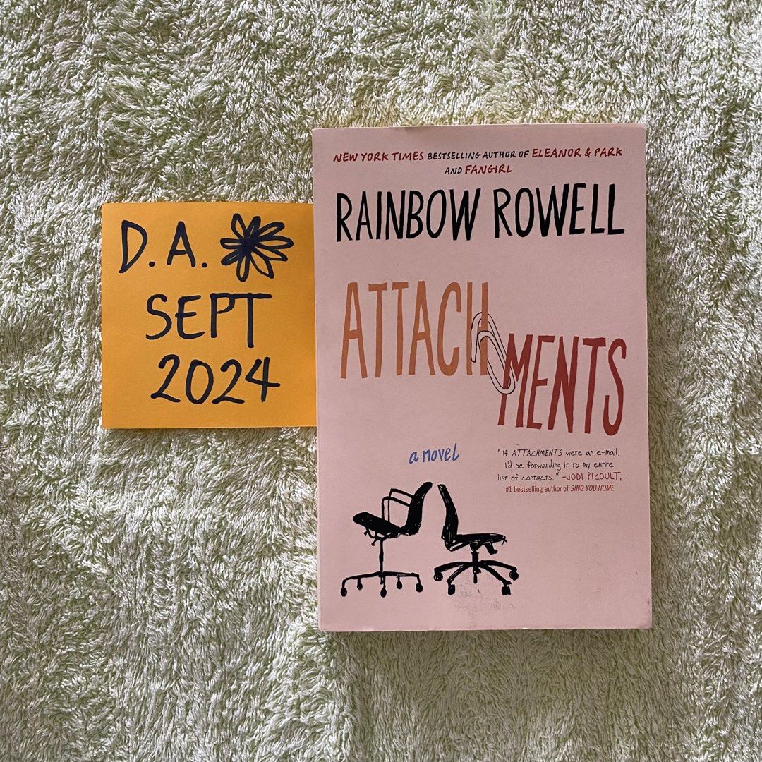 Attachments by Rainbow Rowell (PB) (Category: Storybooks) located in Meycauayan. Submitted by dinerdashing (Listing ID 1326163378, Image 1). Description: Book is AUTHENTIC! Feel free to message me for more photos or if you have any questions! RFS: Decluttering, need funds MoP: GCash, Bank Transfer (No CoD) Loc: Meycauayan, Bulacan MoD: Lalamove/Courier of your choice (Booking and delivery fee shouldered by buyer)(No SCO).