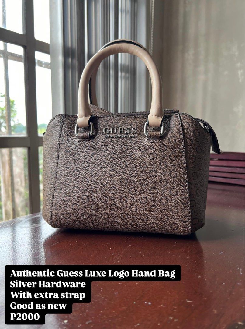 Guess luxe logo handbag outlet