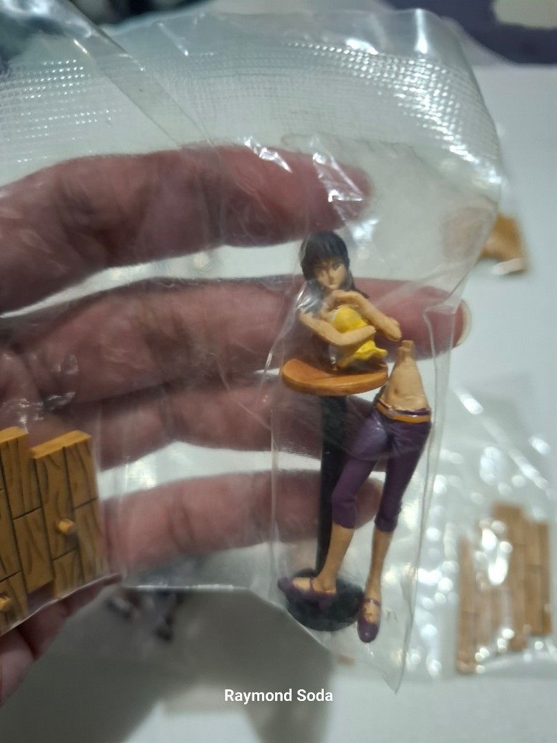 Bandai One Piece figures (Category: Figurines & Statues) located in Las Pinas. Submitted by All.here_OnlineShop (Listing ID 1326222248, Image 2). Description: Bandai One Piece connecting figures from Japan. 5 pcs sealed in plastic. Incomplete missing 3 figures (Luffy, Nami and Sanji). Good for display. 800 only. Shipping via LBC or JRS (Provincial) Lalamove (same day delivery within Metro Manila). Items are coming from Las piñas. *items are consi