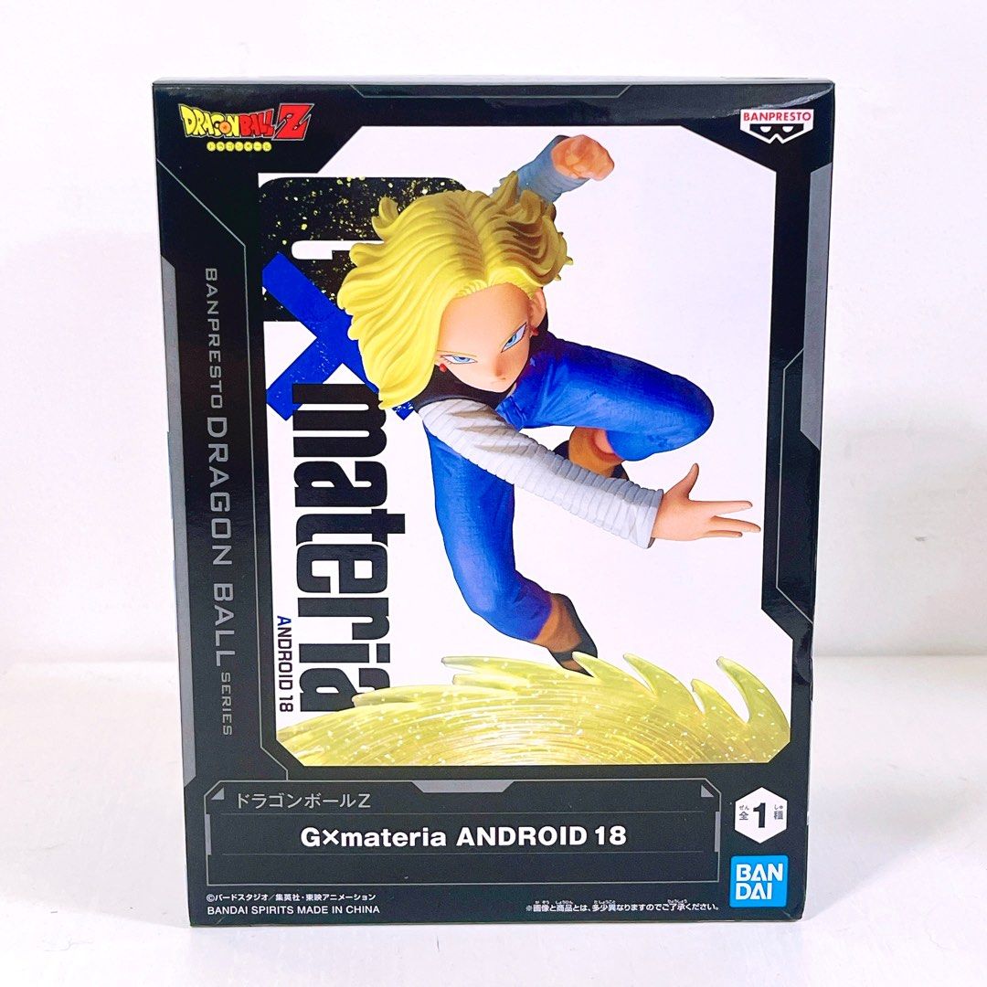 Banpresto Dragon Ball Z Series - Gxmateria Android 18 Figure - Gold Toei Figurine (Category: Toy Figures) located in Singapore. Submitted by cherri (Listing ID 1326231349, Image 1). Description: Brand new in box, imported from Japan. Gold toei. 🚐J&T Delivery at $4.50 Self collection available only at Wisteria Mall, 598 Yishun Ring Rd, S(768698) 🙇‍♀️ #clawgame #prize #ufocatcher #cranegame #cranemachine #anime Merchandise #akihabara #akiba .