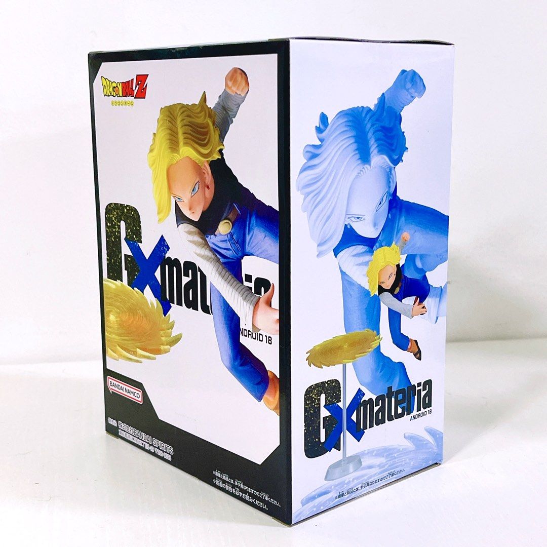 Banpresto Dragon Ball Z Series - Gxmateria Android 18 Figure - Gold Toei Figurine (Category: Toy Figures) located in Singapore. Submitted by cherri (Listing ID 1326231349, Image 3). Description: Brand new in box, imported from Japan. Gold toei. 🚐J&T Delivery at $4.50 Self collection available only at Wisteria Mall, 598 Yishun Ring Rd, S(768698) 🙇‍♀️ #clawgame #prize #ufocatcher #cranegame #cranemachine #anime Merchandise #akihabara #akiba .
