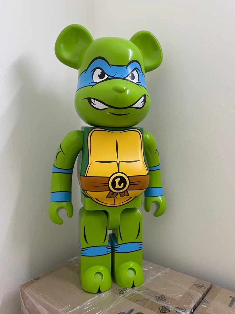 Mô Hình Bearbrick X Teenage Mutant Ninja Turtles Michelangelo 400