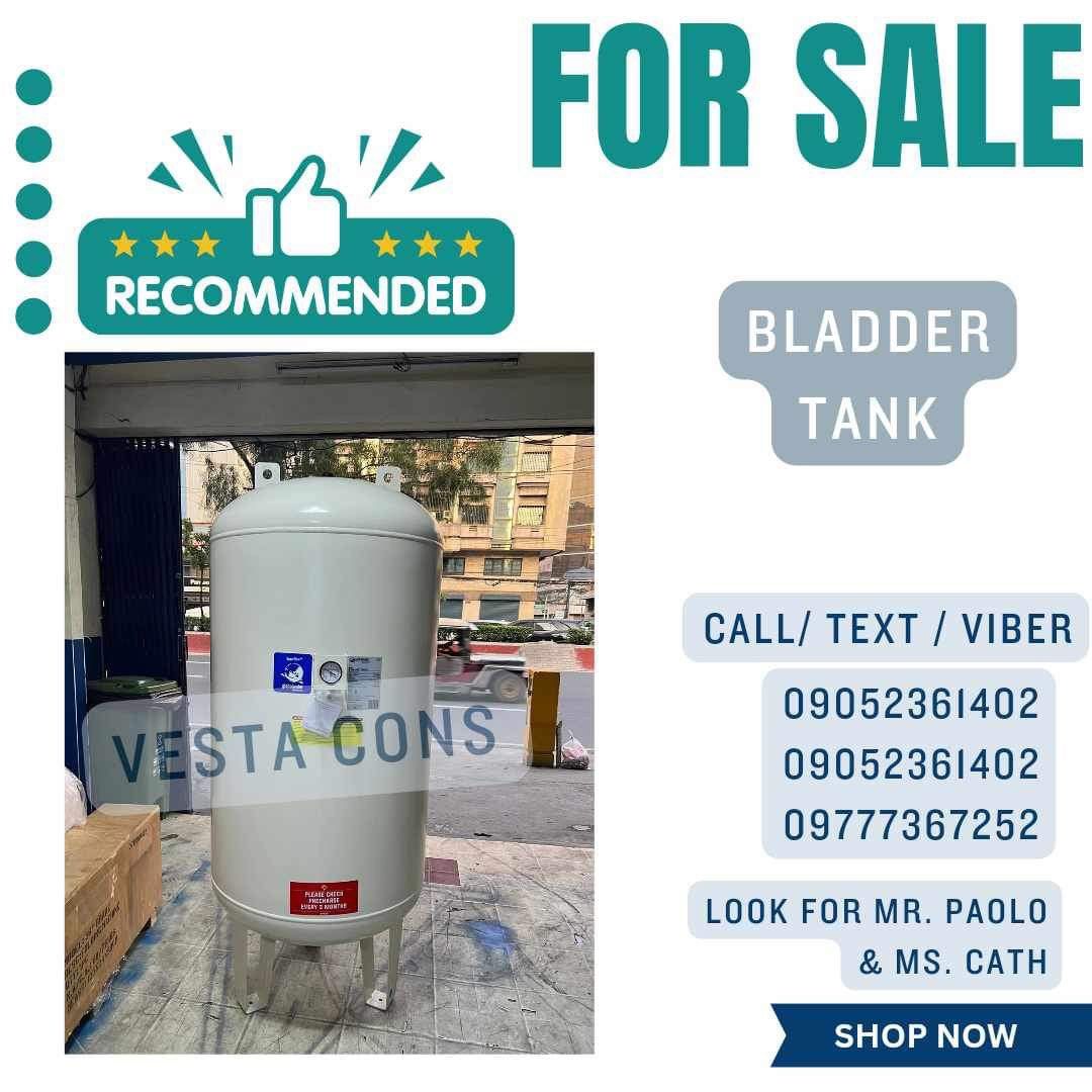 Bladder tank (Category: Construction Tools & Equipment) located in Manila. Submitted by cathvesta_sales (Listing ID 1326212016, Image 1). Description: .