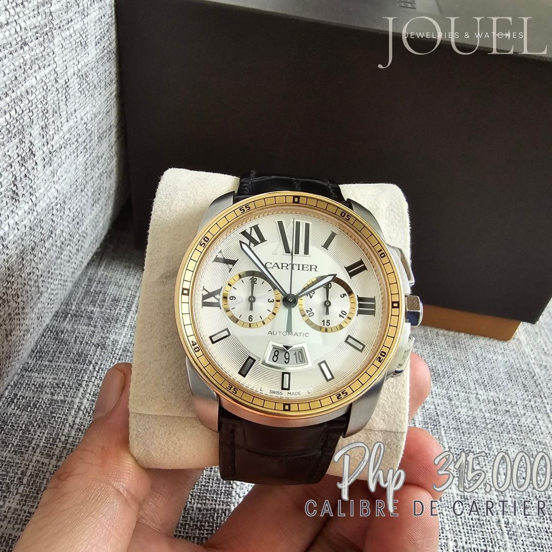 Calibre de Cartier Chronograph 2016 Luxury Watches on Carousell