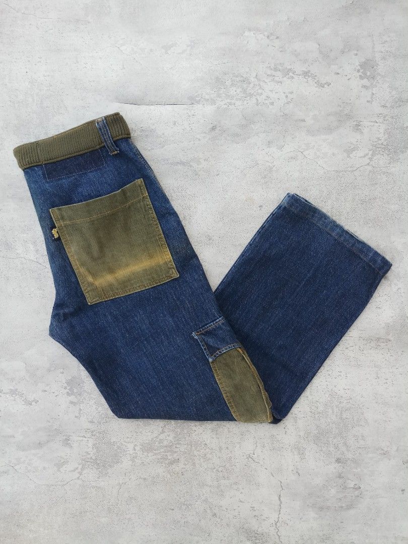 Celana Jeans Denim Corduroy Lois Jeans Men's SIERRA CORD Navy