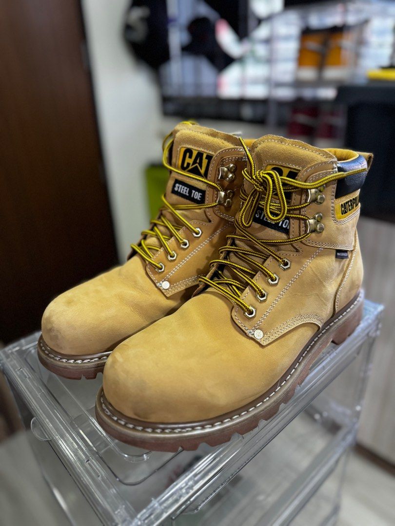 Caterpillar steel toe boots store