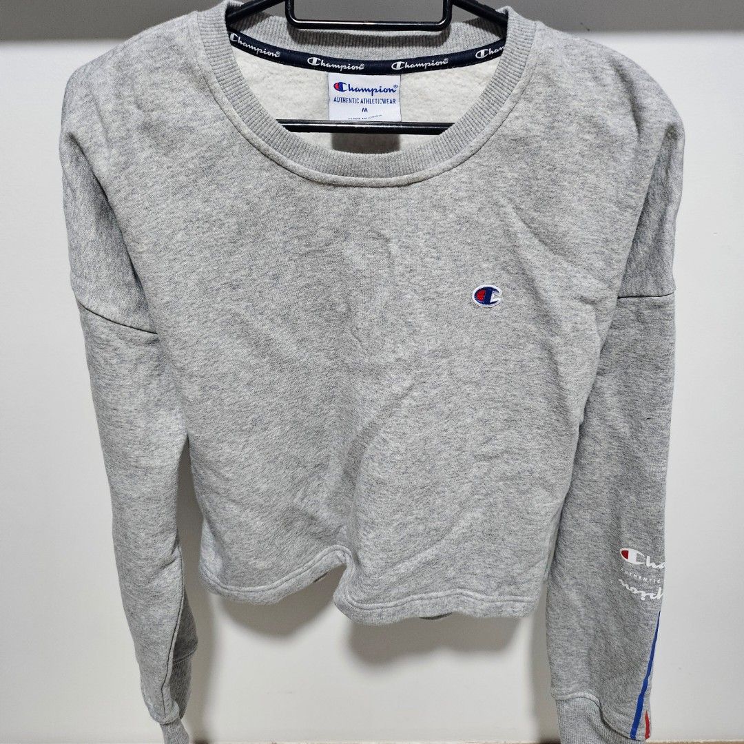 Champion sweater cropped 2018 discount