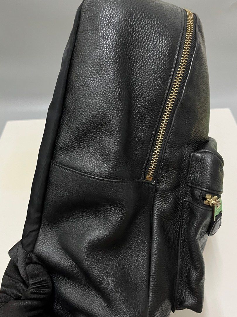 Coach CHARLIE BACKPACK IN PEBBLE LEATHER COACH F38288 Black