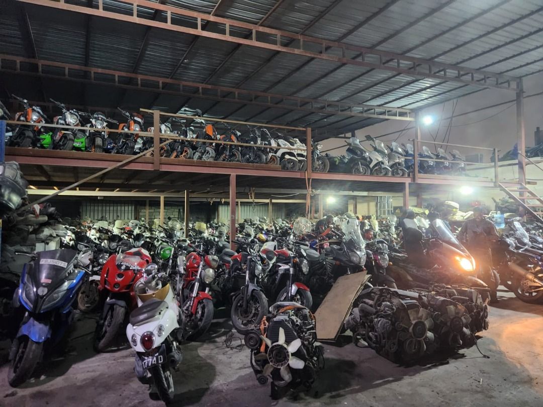 Scrapping a motorcycle cheap