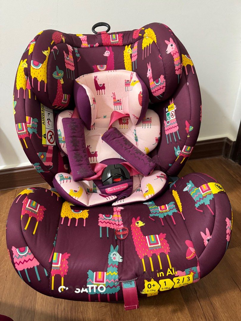 Cosatto llamarama car seat clearance