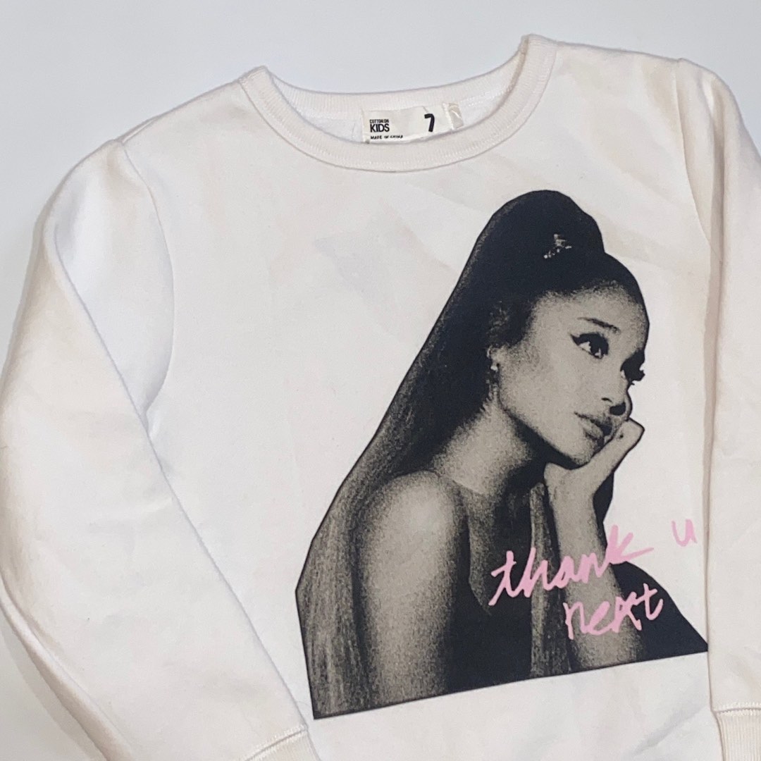 cotton on ariana grande thank u next sweater Babies Kids Babies Kids Fashion on Carousell